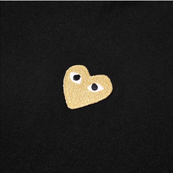 Comme des Garçons Play ‘Gold Heart’ T-Shirt - Picture 3 of 4
